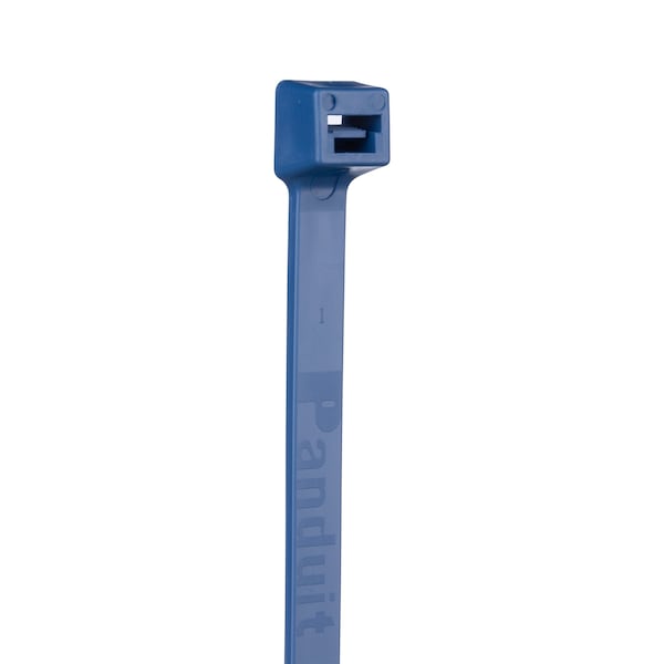 Panduit Cable Tie, 11 in L, 3 in Max Bundle Dia., Blue, Polypropylene, 60 lb Strength, 50 PK PLT3H-L186 - main